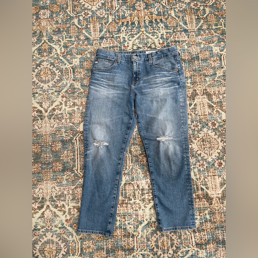 Ag-Ed Denim Adriano Goldschmied The Ex Boyfriend Slim Jeans Size 31r New!!